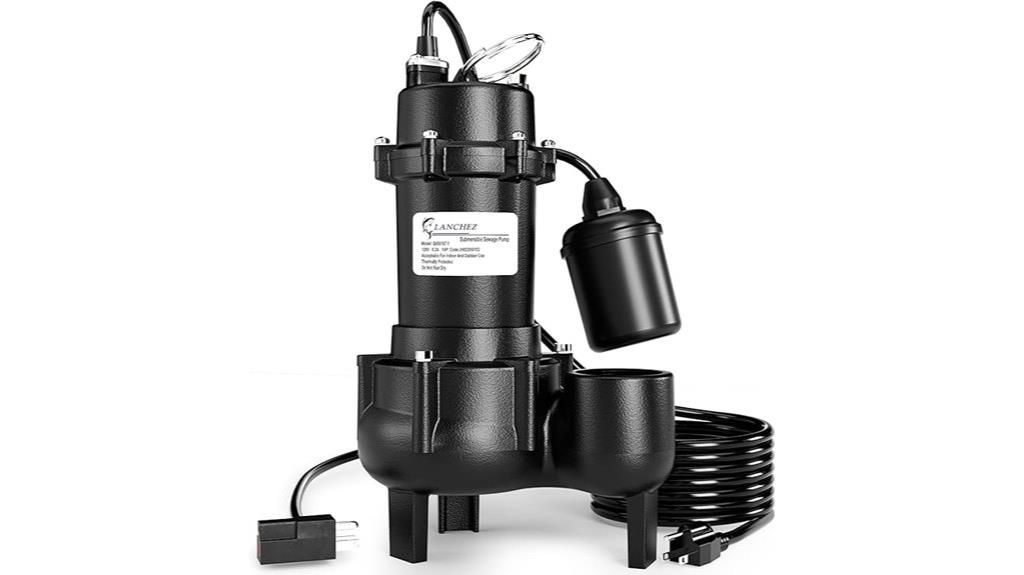 heavy duty submersible sewage pump