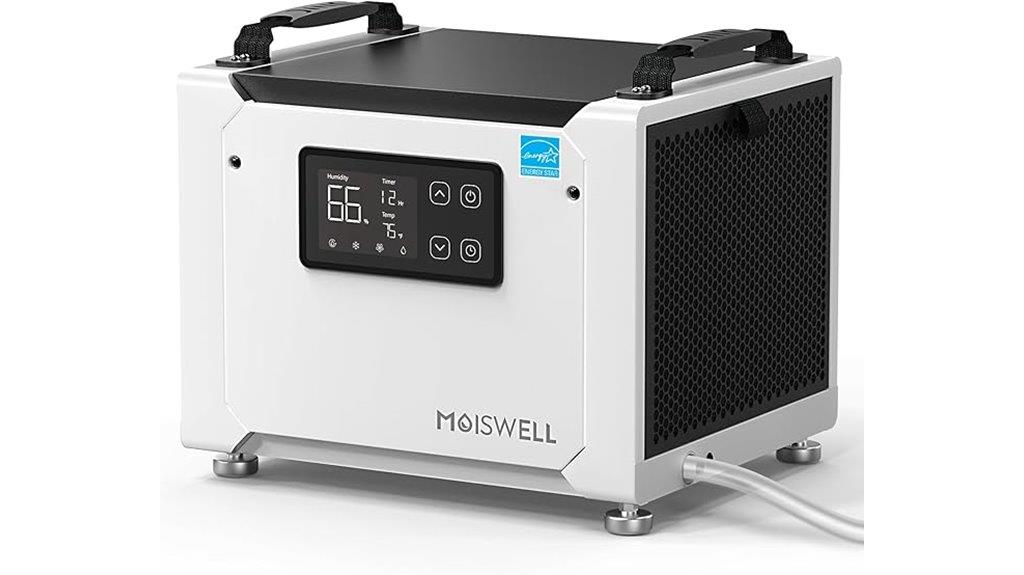 high capacity drainable dehumidifier