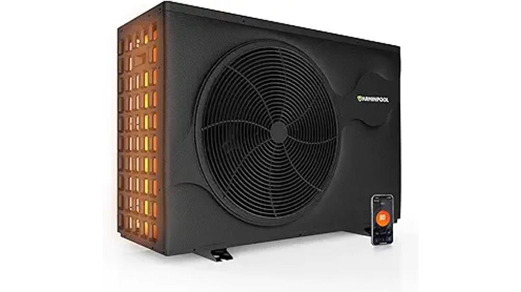 high capacity pool heat pump