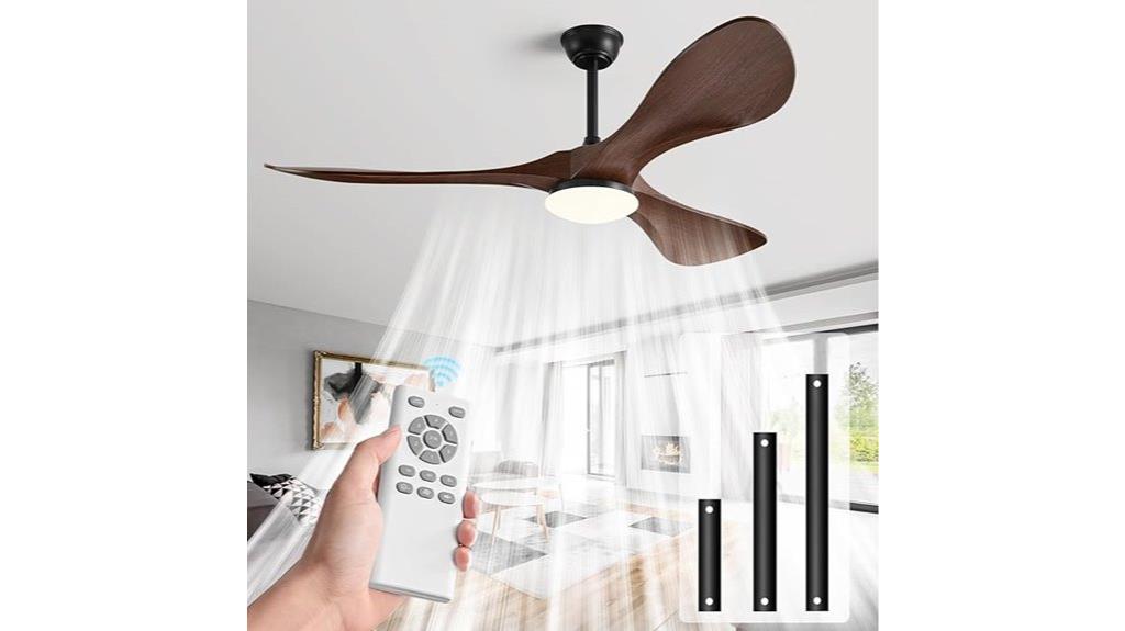 high cfm ceiling fan with remote