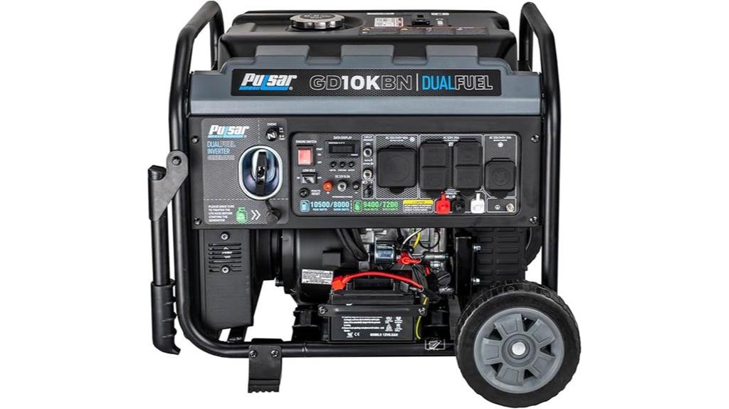 high watt dual fuel generator