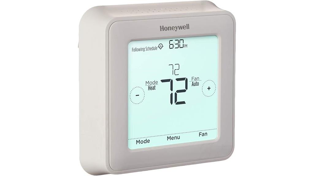 honeywell 7 day touchscreen thermostat