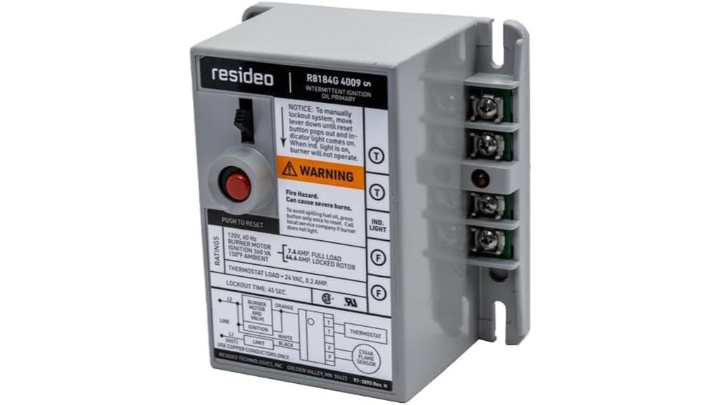 honeywell oil burner control