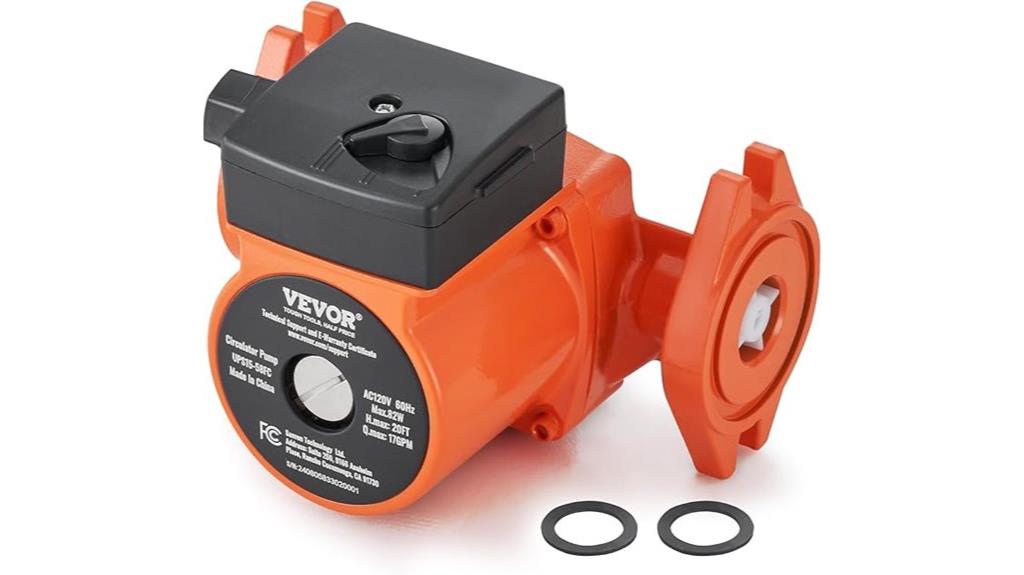 hot water floor pump