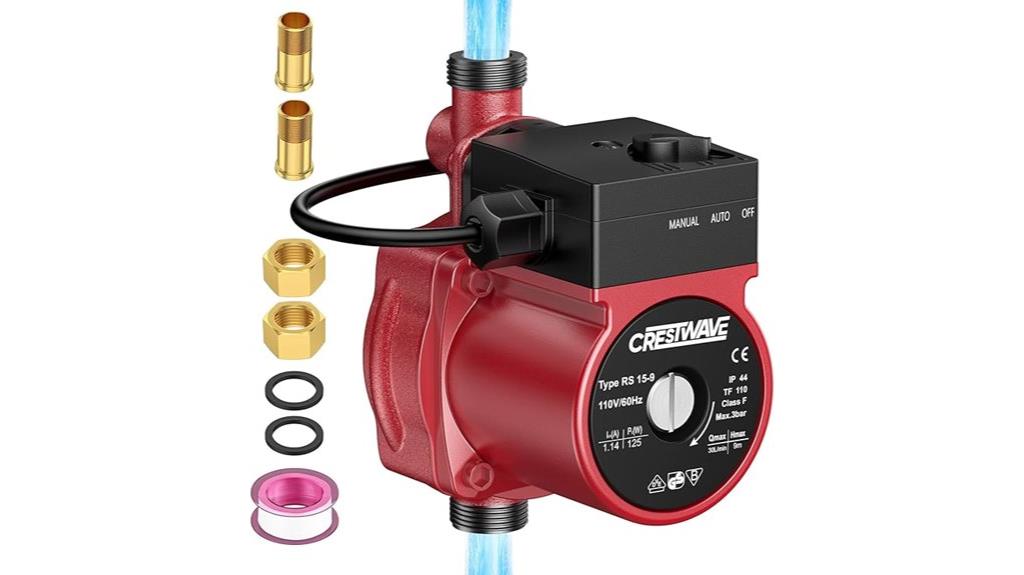 hot water recirculating pump