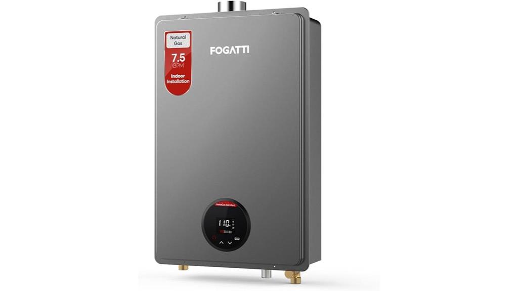 indoor gas tankless heater