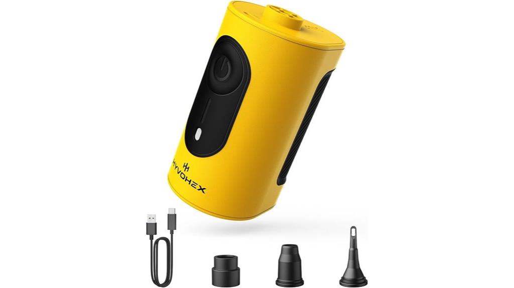 inflatable pump portable device