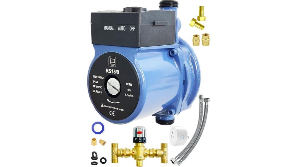 instant hot water pump