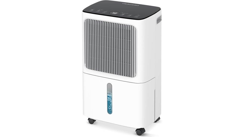 large capacity dehumidifier with drain