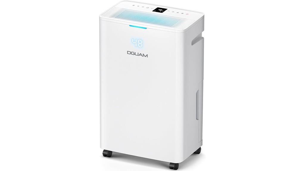 large dehumidifier with drain