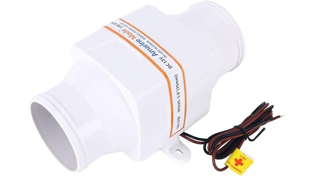 marine 12v bilge fan