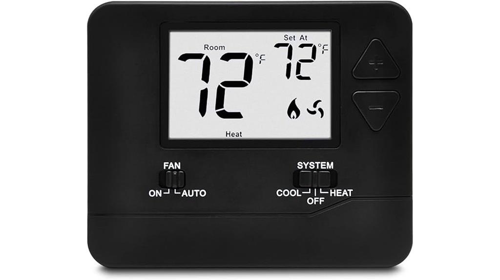 non programmable digital thermostat