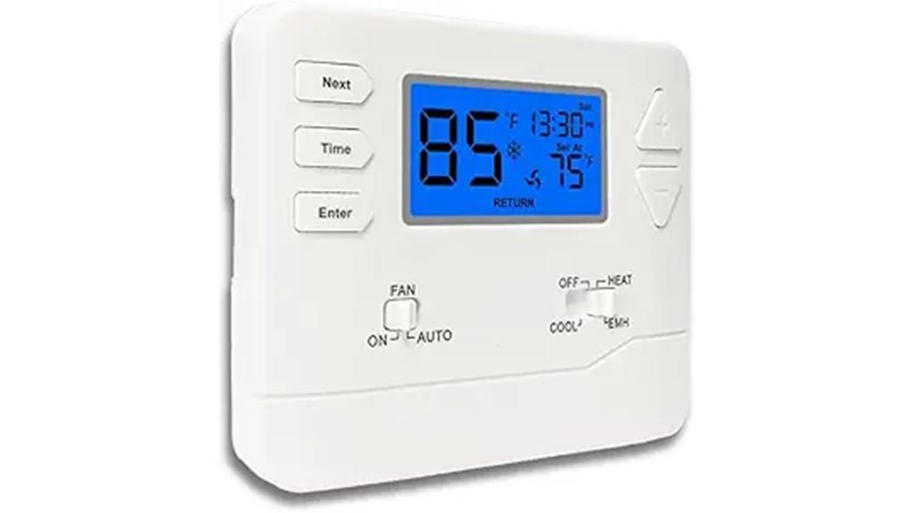 non programmable heat pump thermostat