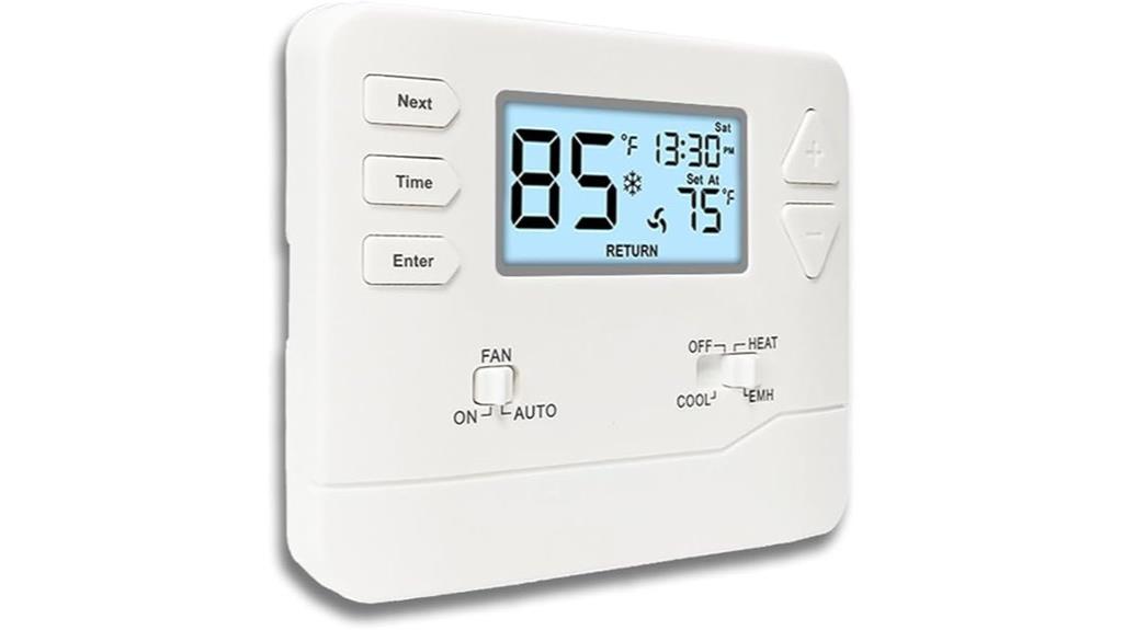 non programmable heat pump thermostat