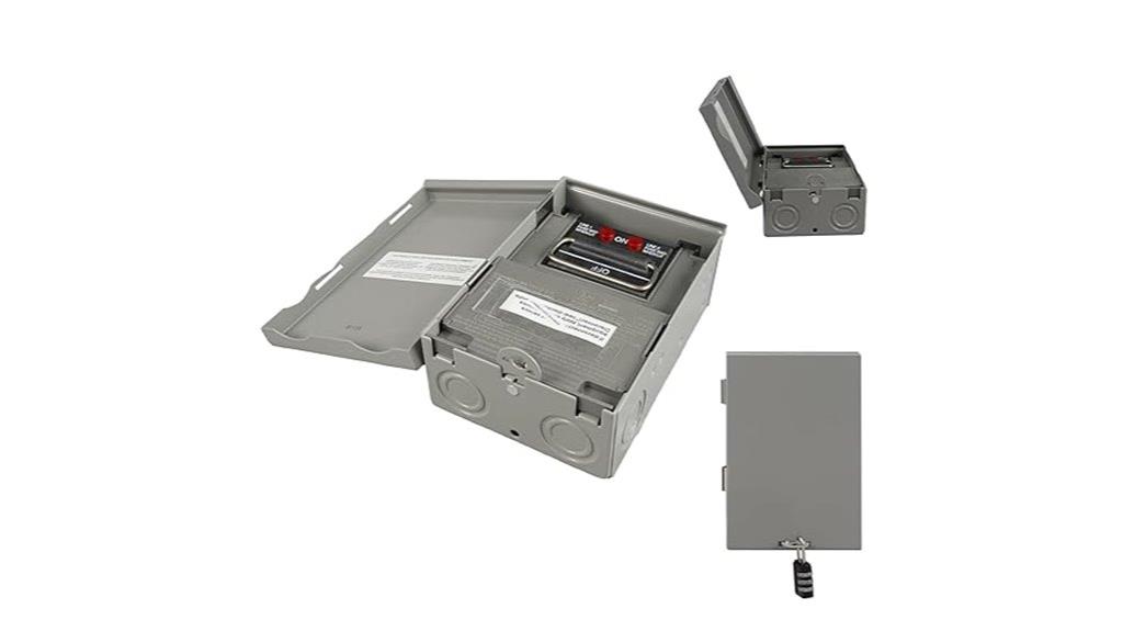 outdoor 240v fuse box