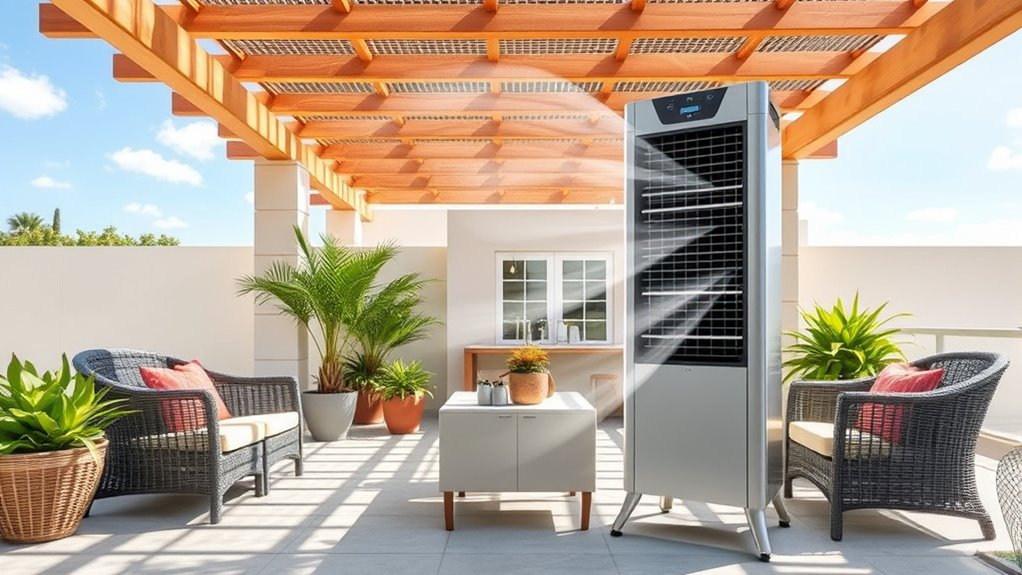 outdoor patio cooling factors