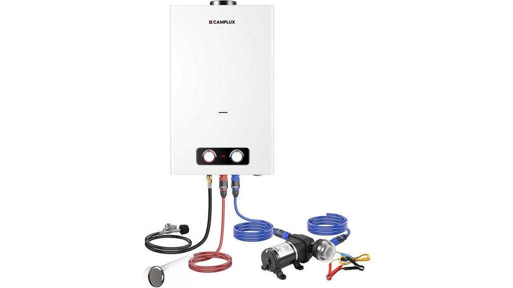 outdoor tankless water heater