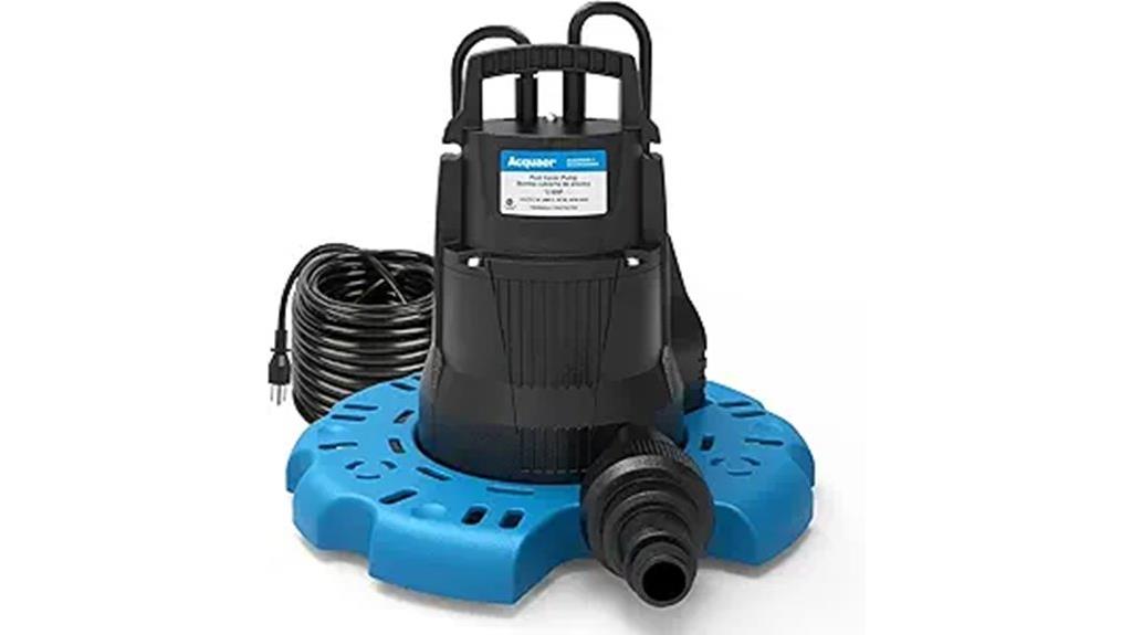 pool cover pump 1 4 hp
