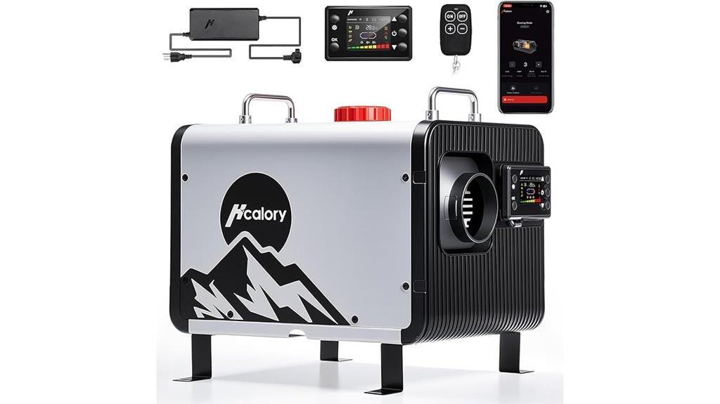 portable diesel heater with app