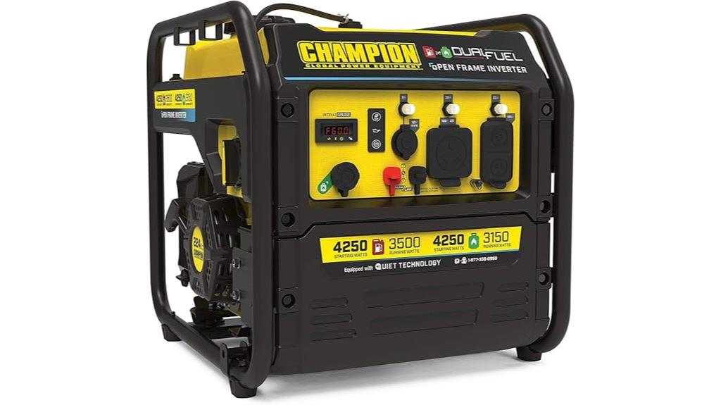 portable dual fuel generator