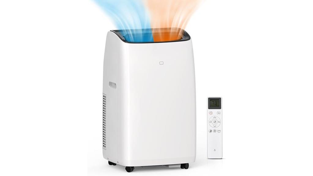 portable dual hose ac