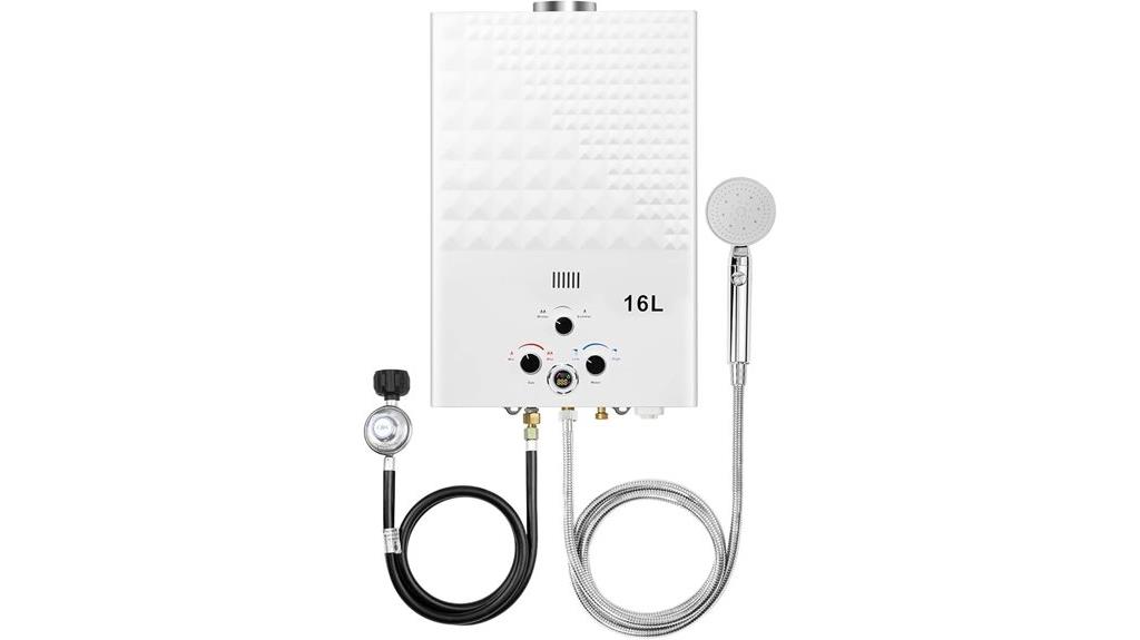 portable gas water heater