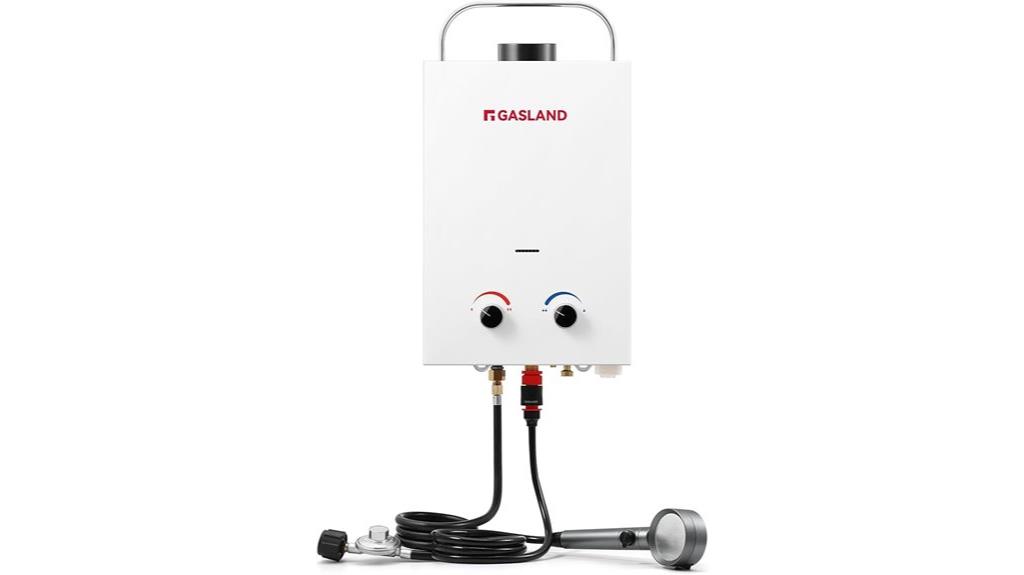 portable gas water heater