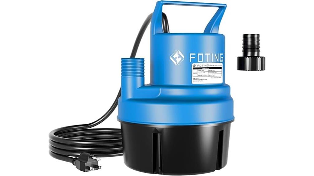 portable water drainage pump