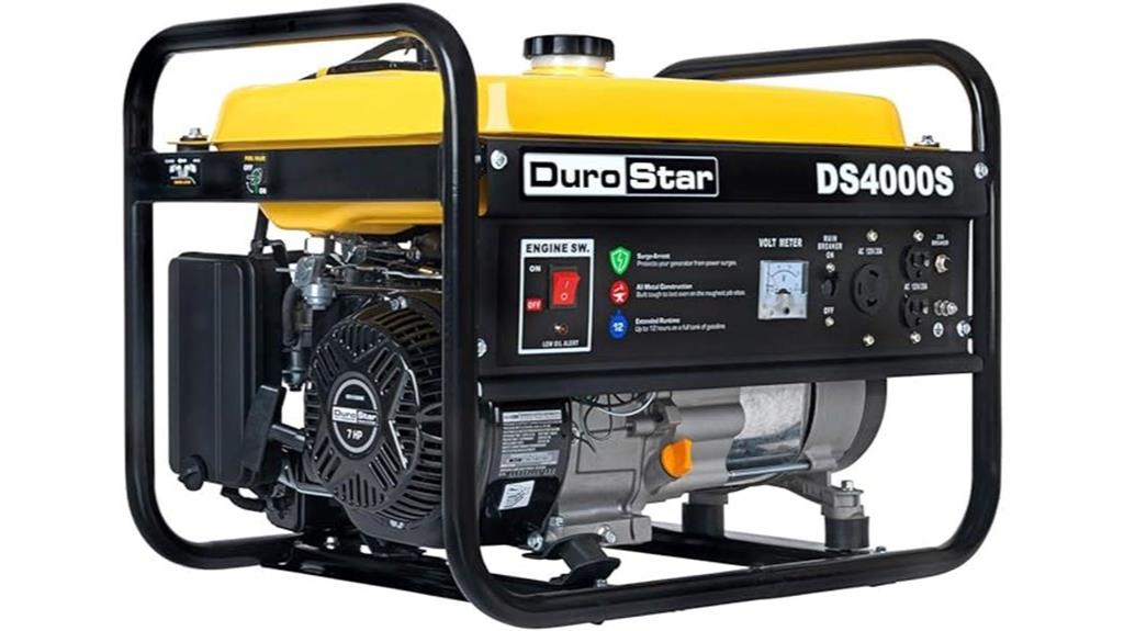portable yellow and black generator