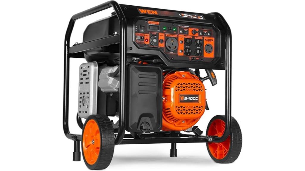 powerful dual fuel generator