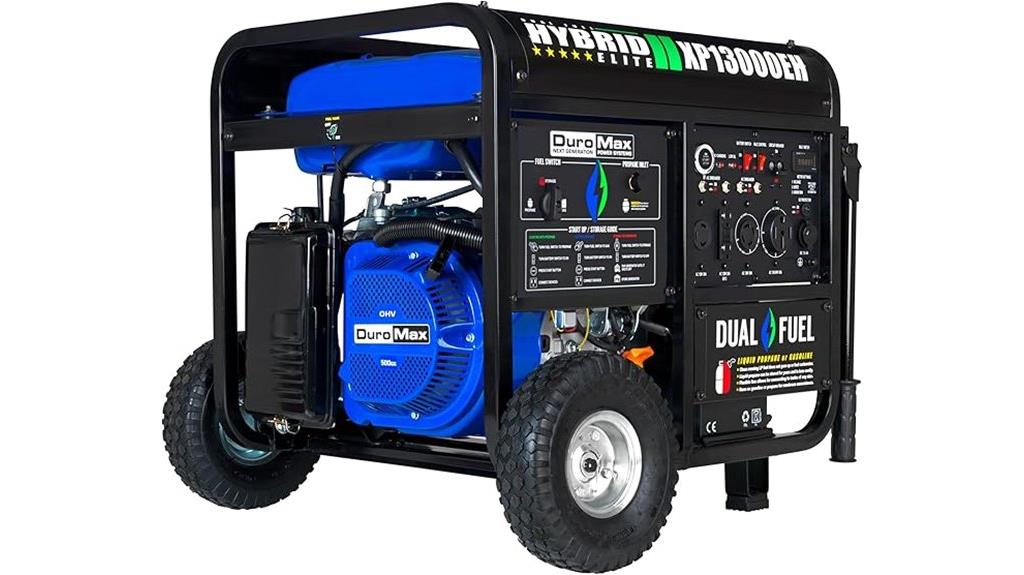 powerful dual fuel generator