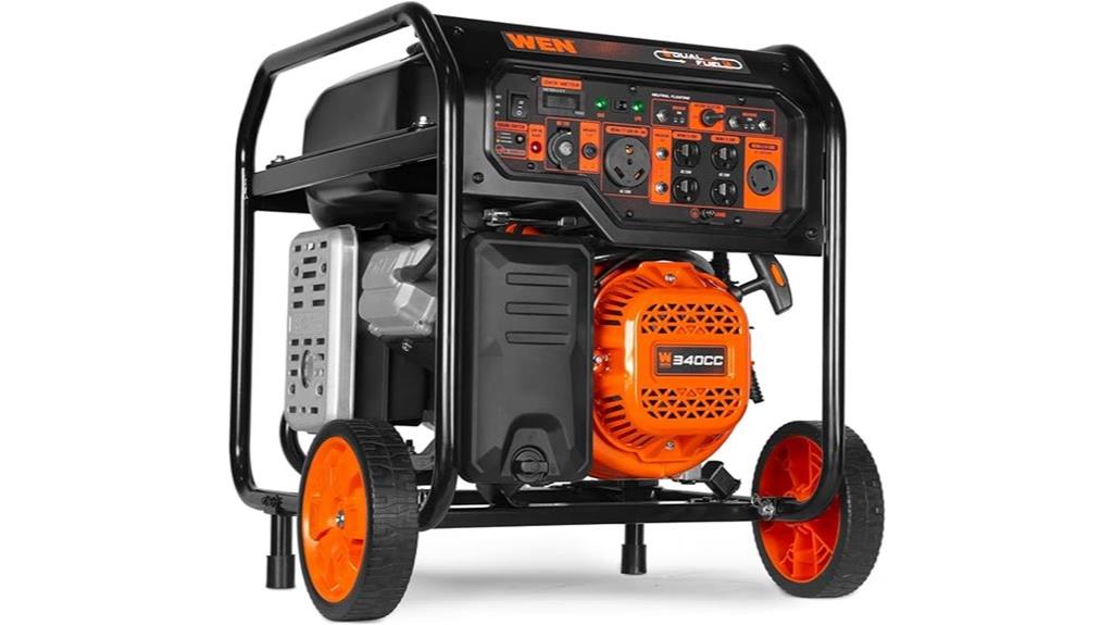 powerful dual fuel generator