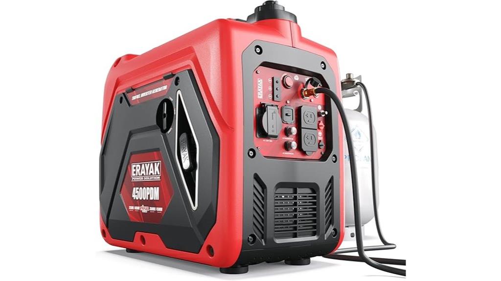 powerful dual fuel generator