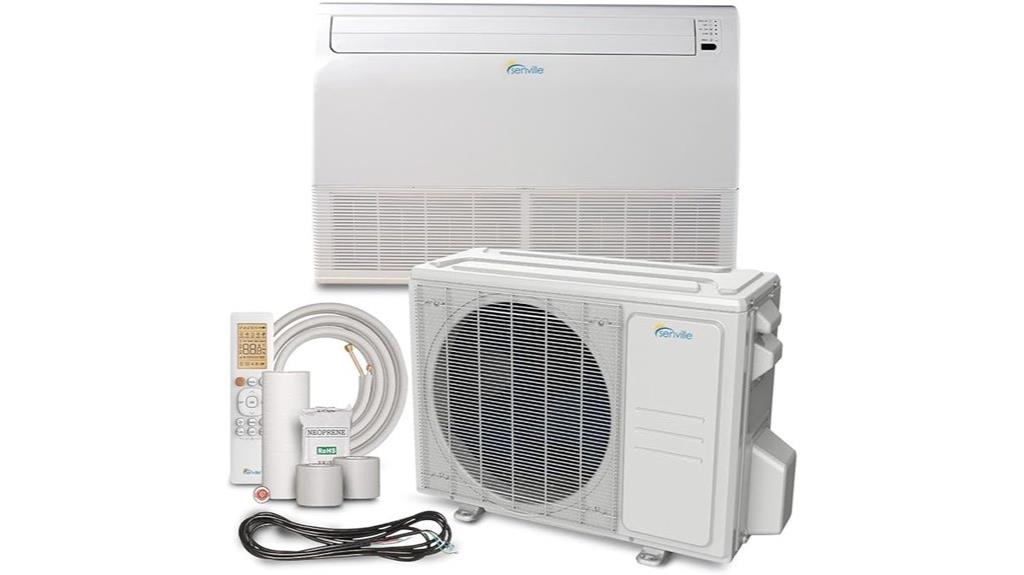 powerful floor console ac