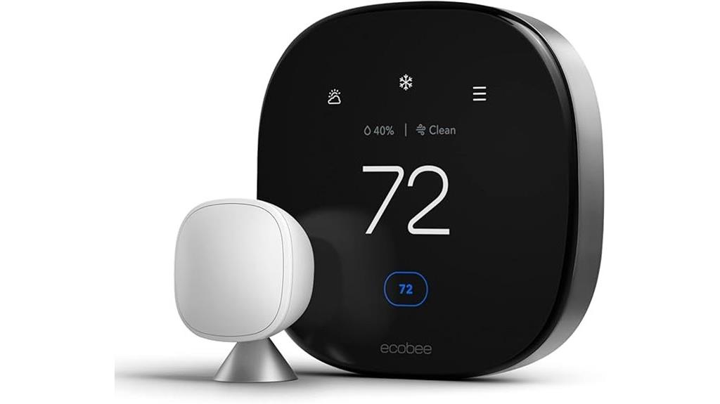 premium smart thermostat with sensors