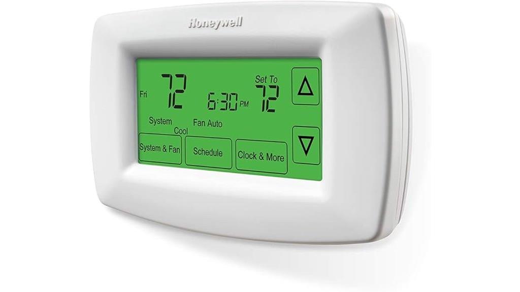 programmable touchscreen thermostat