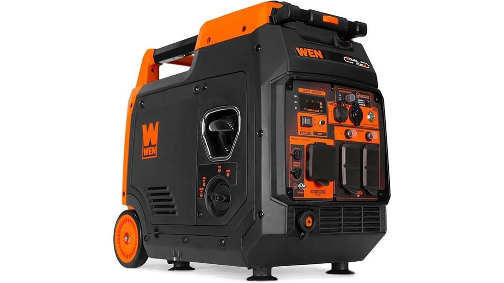 quiet 4800 watt dual fuel
