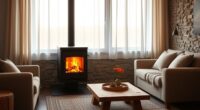 quiet cozy pellet stove options