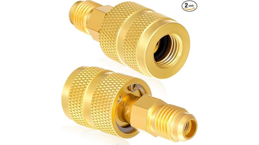 refrigerant brass adapter set
