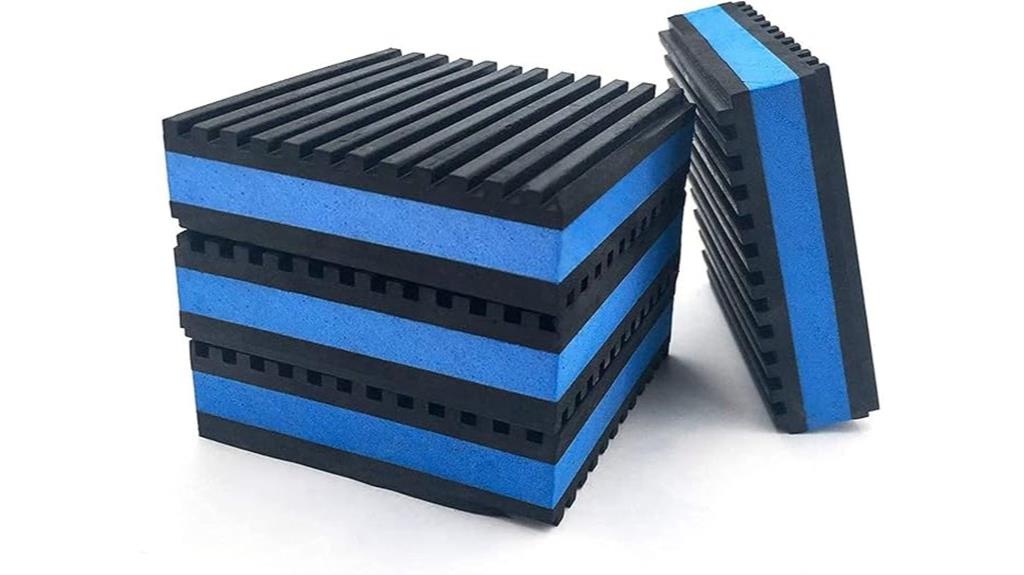 rubber vibration isolation pads