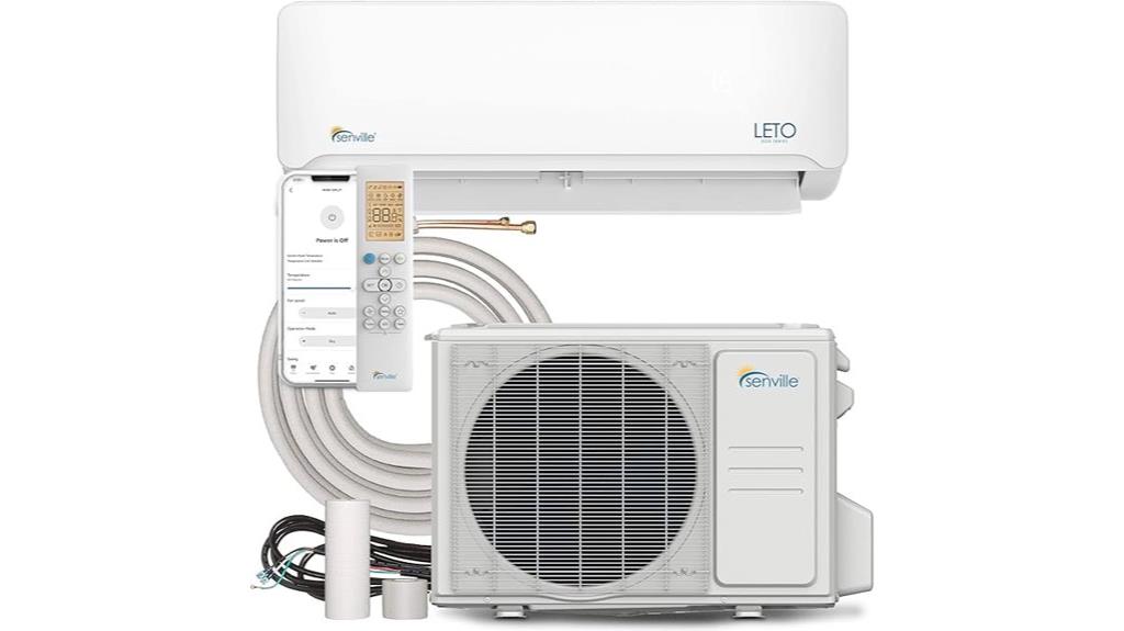 senville 9000 btu heat pump