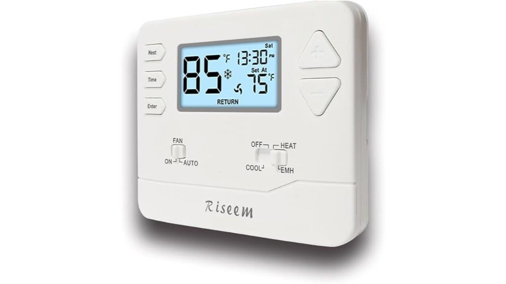 simple non programmable heat pump thermostat