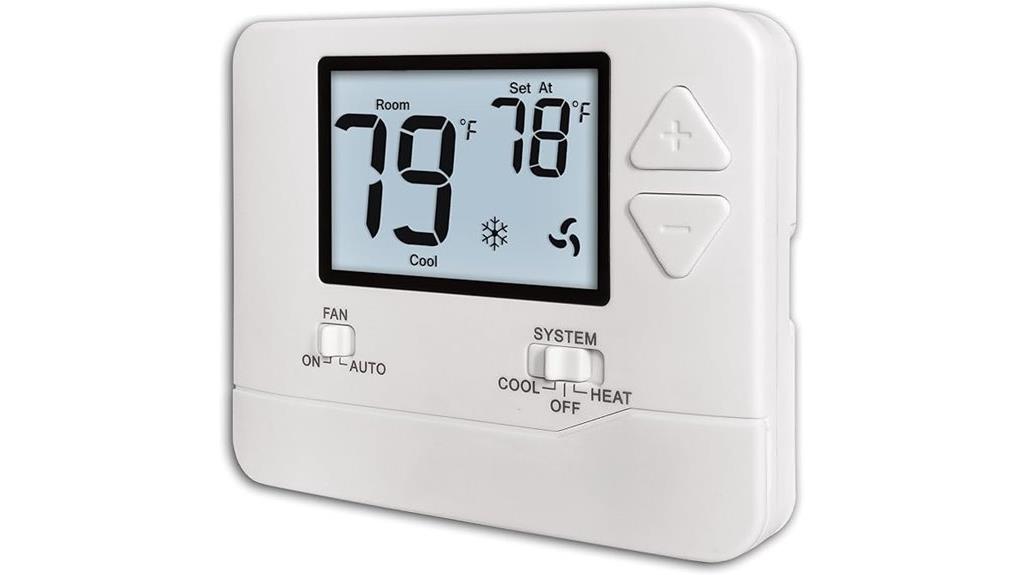 single stage non programmable thermostat