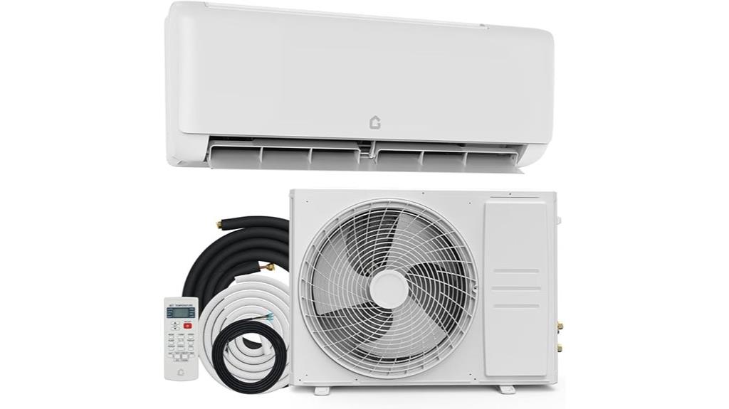 small heat pump ac