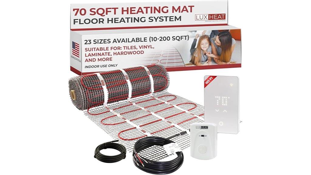 small wifi floor heating kit