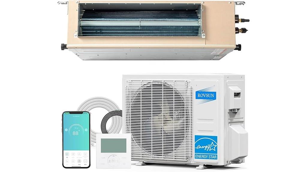 smart wifi ducted mini split