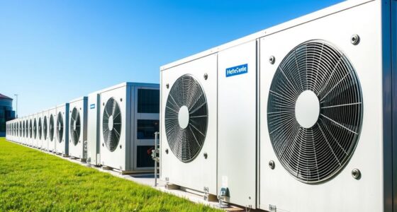top horizontal discharge heat pumps