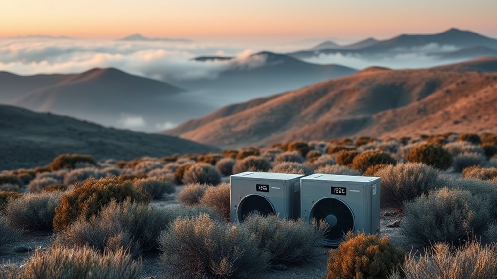 top off grid heat pump options