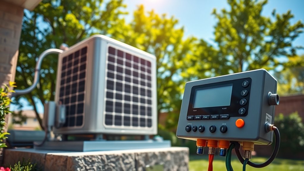 top outdoor heat pump controllers