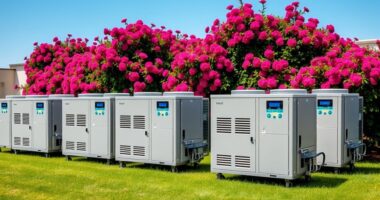 top rolling heat pump units
